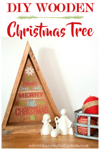 DIY Wooden Christmas Tree by Adventures of a DIY Mom