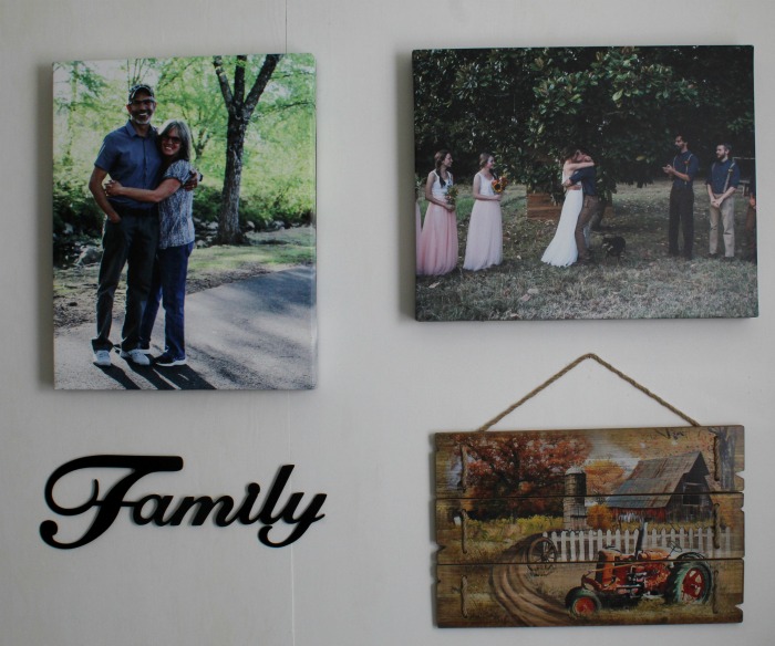 Inexpensive Photo Gallery Wall at Knick of Time | knickoftime.net