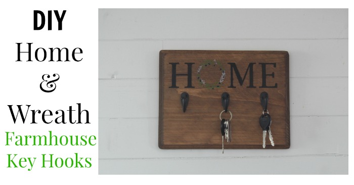 DIY Chalk Couture Home & Wreath Key Hooks by Knick of Time | knickoftime.net
