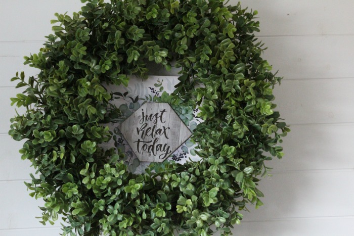 Dollar Tree Bathroom Relax Sign