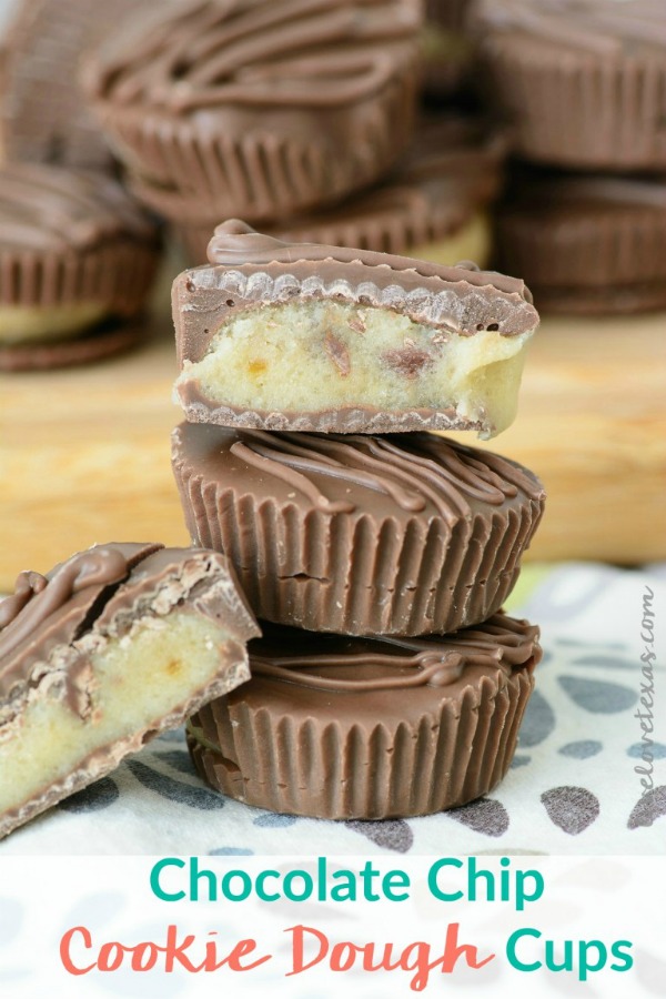 Chocolate Chip Cookie Dough Cups Recipes 