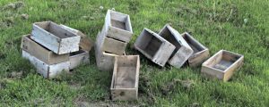 Rustic Pallet Wood Boxes