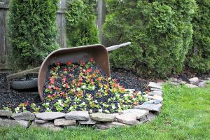 DIY TIPPED WHEELBARROW PLANTER