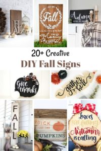 20+ Creative DIY Fall Signs