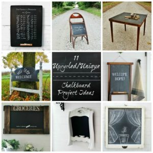 11 Upcycled/ DIY Back to School Chalkboard Project Ideas from Knick of Time| www.knickoftime.net