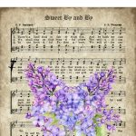 Sweet By and By Hymn Watercolor Free Printable